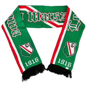 Legia Warszawa szalik 24 LW zielony