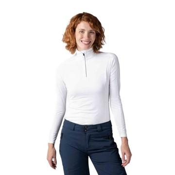 Bluza termoaktywna damska Rossignol Classique 1/2 Zip white M