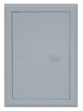 DRZWICZKI REWIZYJNE EMALIOWANE SZARE 20x30 GAŁKA