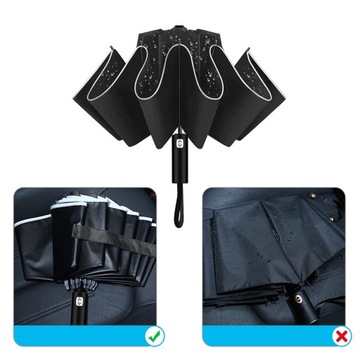 ВЕТРОЗАЩИТНЫЙ ЗОНТ СО СВЕТООТРАЖАЮЩИМИ СРЕДСТВАМИ ПО КРАЙУ