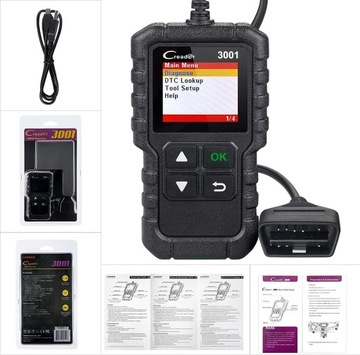 LAUNCH CR3001 Автомобильный сканер OBD2 Полная диагностика
