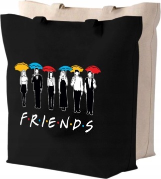 Torba bawełniana PRZYJACIELE FRIENDS + IMIĘ
