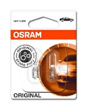 2x ŻARÓWKA 2721-02B OSRAM VOLVO V70 I 1,2W W1,2W
