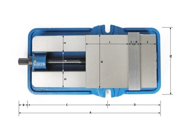 ПОВОРОТНЫЕ МАШИННЫЕ ТИСКИ 160 мм
