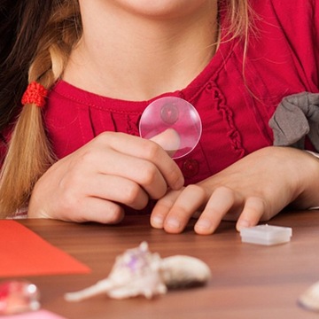 Лабораторный набор с линзой Френеля, круглый