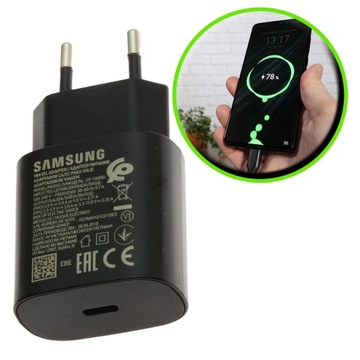 ORYGINALNA ŁADOWARKA SAMSUNG EP-TA800 25W USB-C 3A FAST CHARGE