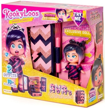 KOOKYLOOS AVA'S WARDROBE - AVA I SZAFA Z UBRANIAMI
