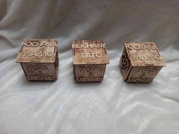 деревянная взрывающаяся коробка, спасибо родителям