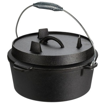 Кастрюля ОХОТНИЧИЙ КОТЕЛ, чугун, камин, 25 см