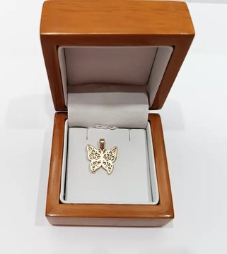 ZŁOTA ZAWIESZKA MOTYL 1,52G 585