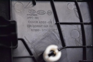 HYUNDAI I40 1.7 CRDI 2012 RHD PŘEDNÍ PRAVÉ ZRCÁTKO BOČNÍ LIŠTA