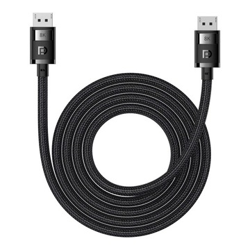 Kabel DisplayPort 8K 60Hz 1,5m Baseus czarny
