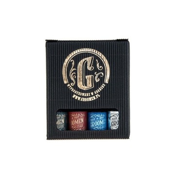 Groomen zestaw olejków do brody 4x5ml Earth Aqua Fire Wind