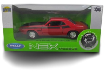 WELLY 1970 DODGE CHALLENGER T/A 1:34 НОВЫЙ МЕТАЛЛ