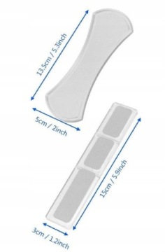 ГЕЛЕВЫЕ НАКЛАДКИ ДЛЯ ТЕЛЕФОНА 2 ШТ. БЕСЦВЕТНЫЙ