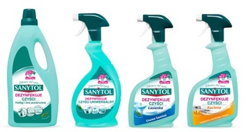 SANYTOL ZESTAW PŁYN EUKA 1L+3x SPRAY EUKA/KUCH/ŁAZ