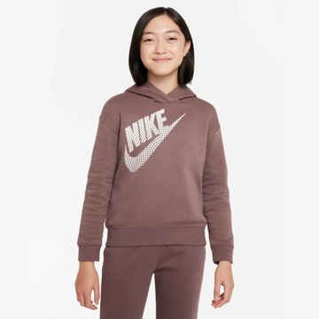 S (128-137) Bluza Nike NSW OS PO Hoodie Jr girls DZ4620 291 fioletowy S (12