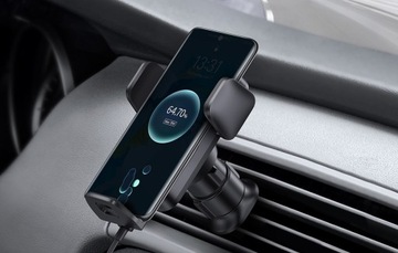 БЕСПРОВОДНОЕ ЗАРЯДНОЕ УСТРОЙСТВО BASEUS АВТОМОБИЛЬНЫЙ ДЕРЖАТЕЛЬ ДЛЯ ТЕЛЕФОНА 15 ВТ