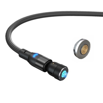 KABEL MAGNETYCZNY 540st 3A FAST CHARGE 1 ADAPTER