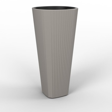 Цветочный горшок MUZA, диаметр Высота 39см, 61см, цвет ТАУП.