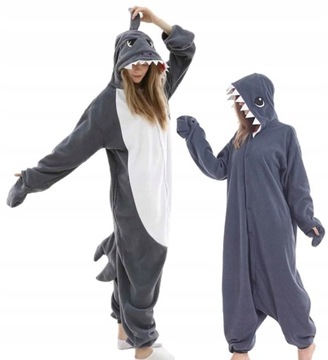 Piżama Onesie KIGURUMI Rekin Shark