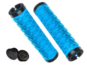 Chwyty skręcane KELLYS POISON 135mm azure blue