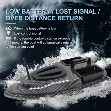 V900 Лодка с GPS-наживкой, 500 м, радиоуправляемый эхолот с автовозвратом