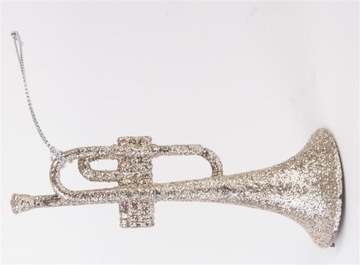 РОЖДЕСТВЕНСКОЕ УКРАШЕНИЕ - КУЛОН ТРУБА - шампанское