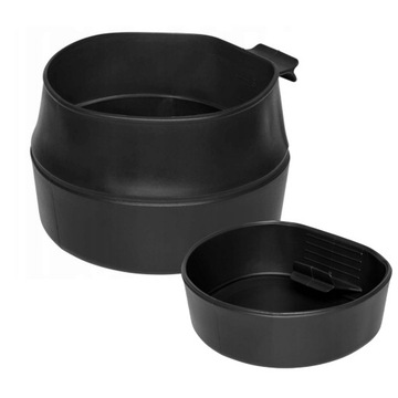 MAŁY SKŁADANY KUBEK TURYSTYCZNY WILDO SMALL OBOZOWY 250ML CZARNY