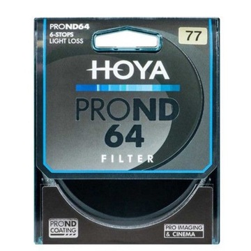 Filtr szary Hoya PRO ND64 49mm