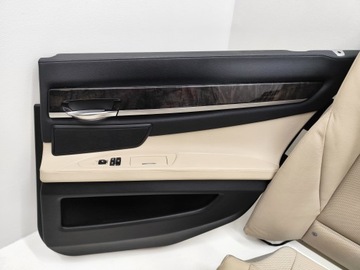 BMW 7 F01 F02 SEDADLA POHOVKA BOKY KŮŽE KOMPLET