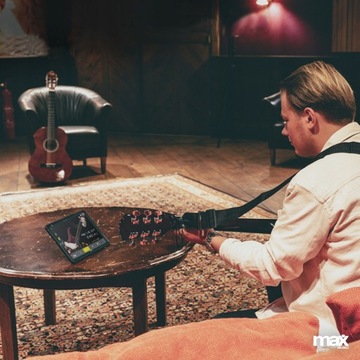 АКУСТИЧЕСКАЯ гитара, тюнер, чехол, MAX SET