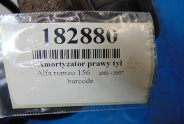 ALFA ROMEO 156 TLUMIČ PRAVÝ ZADNÍ