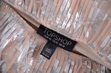 TOPSHOP plisowany top na ramiączkach r. 42