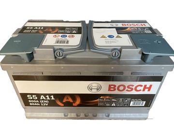 AKUMULATOR 80AH/800A AGM BOSCH START-STOP GLIWICE