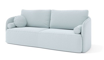 Kanapa rozkładana sofa VICTORIA 195 cm 3DL Aragon 70 błękitna