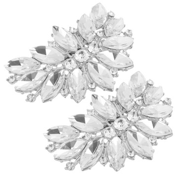 2 шт. съемные зажимы для обуви, пряжки для обуви с кристаллами