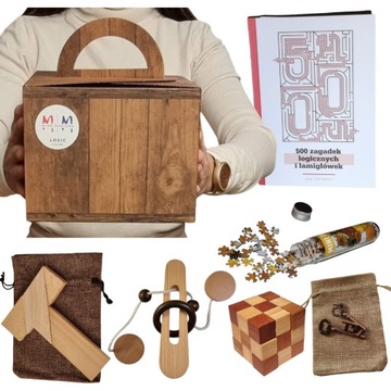 LOGIC BOX - pudełko pełne edukacyjnych zabawek. Prezent na urodziny, święta