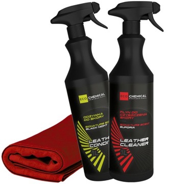 ZESTAW DO CZYSZCZENIA I PIELEGNACJI SKÓRY LEATHER CLEANER Ecochemical