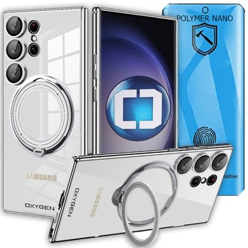 Etui Case pokrowiec OXYGEN MAGSave do telefonu Samsung S24 ULTRA + POLIMER