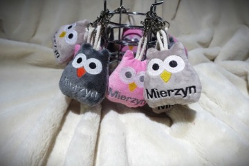 Брелок-кулон с индивидуальной вышивкой С ИМЕНЕМ