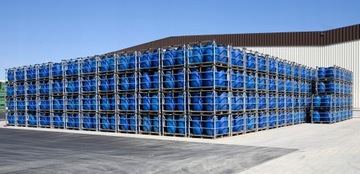 ПЛАСТИКОВАЯ БОЧКА ДЛЯ ГОТОВКИ КАПУСТЫ И ОГУРЦОВ 50Л, КВАДРАТНАЯ, сертифицированная