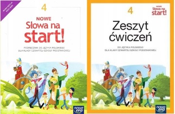 ZESTAW Nowe Słowa na start 4 NEon PodręcznikĆwicz