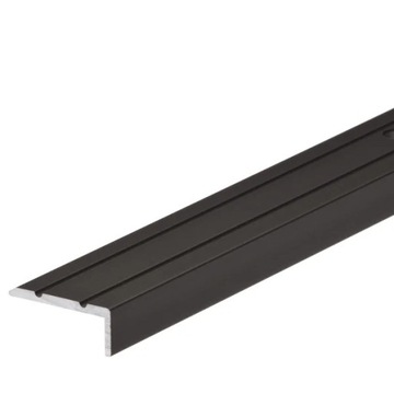 Profil schodowy narożnyCEZAR 25x10mm 1,35m Brązowy
