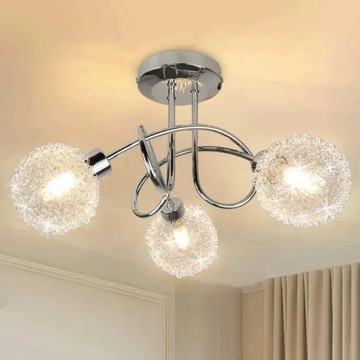 Nowoczesna lampa sufitowa LED Depuley z 3żarówkami