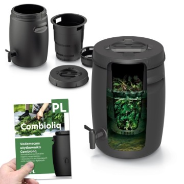 Садовый бак для удобрений COMBIOLIQ черный IBFT25-S411