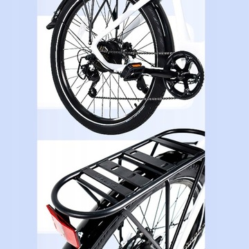 Мужской/женский электрический велосипед KORNORGE C7 26 дюймов, 32 км/ч, 350 Вт, городской электрический велосипед