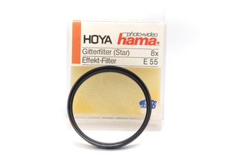 Hoya Hama - фильтр 55 мм - Star 8x - эффект звезды - GITTER