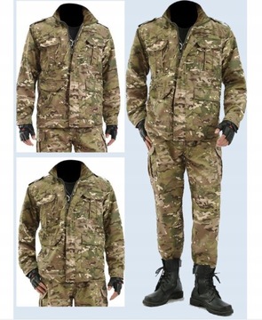 Polska Mundur wojskowy garnitur odzież taktyczna, XL