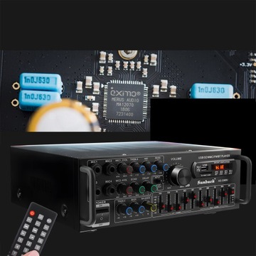Wzmacniacz Audio Bluetooth 5.0 4 Mikrofony Zintegrowany